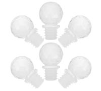 6 Pcs Sigillante Per Bottiglie Tappo Decorativo Bottiglia Tappi in Silicone