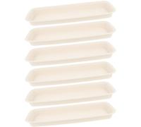 6 Pcs Sottovaso Piante Rettangolare Vassoio Plastica Di Drenaggio Delle