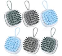 6 Pcs Spazzola Per Massaggiare Il Cuoio Capelluto Massaggio Dei Capelli