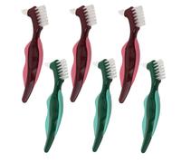 6 Pcs Spazzola Per Pulizia Delle Protesi Dentarie Spazzolino Dentiera