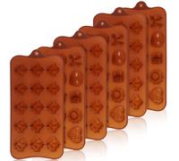6 Pcs Stampini Cioccolatini Per Dolci Silicone Cioccolato Fondente