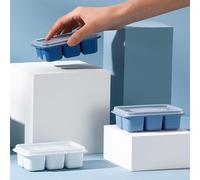 6 Pcs Stampo Per La Produzione Di Ghiaccio Vaschetta Freezer Cubetti