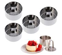 6 Pcs Stampo Per Torte Formine Dolci Muffa La Cottura Stampi Cioccolato