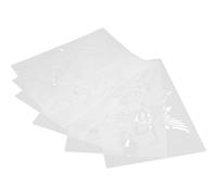 6 Pcs Stencil Per Le Vacanze Dipingere Piccoli Stampini Del Diario