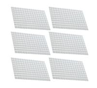 6 Pcs Sticker Piastrelle Bagno Adesivi Murali Specchio Decorativi