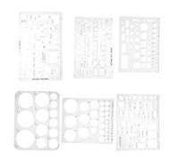 6 Pcs Strumenti Per Disegnare Modelli Disegno Misurazione Prodotti Redazione