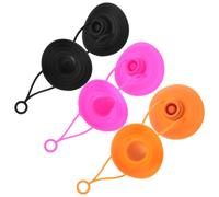 6 Pcs Tappo Di Copertura in Paglia Da Cartone Animato Copertina Riutilizzabile