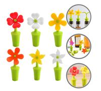 6 Pcs Tappo Di Vino Bottiglia Silicone Riutilizzabile Sigillo Del