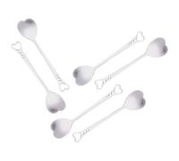 6 Pcs Tè A Forma Di Cuore Cucchiaino Da Caffè Per Il Cucchiaini Dessert