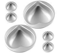 6 Pcs Tortiera Cuore Apribile Stampi Per La Cottura Tortiere Forma Di