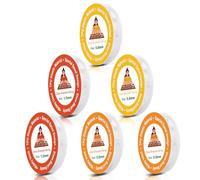 6 Pcs Trasparente Filo Elastico per Braccialetti, Hilo per Braccialetti, Filo per Braccialetti per Braccialetti DIY Collane, Perline, e Creazione di Gioielli (0.5mm, 0.8mm & 1mm)