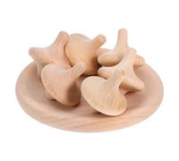 6 Pcs Trottole Legno Kit Dipingere Bambini Giocattoli Per Tops Giocattolo