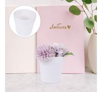 6 Pcs Vasi Di Plastica Per Piante Dipingere Fiori Bambini Vaso Da Fai