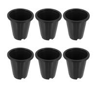 6 Pcs Vaso Di Fiori Plastica Vasetti Piantine Fioriera Nursery Pot