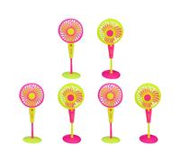 6 Pcs Ventagli Piccoli Ventaglio Plastica Fan Piccolo Ventilatore