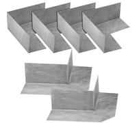 6 Pcs Waterproofing Seal Kit, 4 Inside Waterproofing Membrane and 2 Pcs Outside Corner Polyethylene Shower Corner Seamless Membrane for Bathroom Bathtub Walls and Surrounds