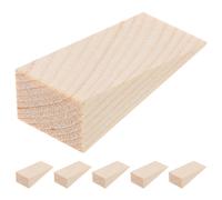 6 Pcs Wood Triangle Door Stopper for Security Fermaporta Cuneo Alla