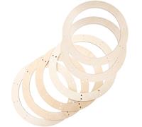 6 Pcs Wooden Wreath Frame Cornici Per Ghirlande Ornamenti Artigianali