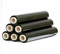 6 pellicole da imballaggio, film estensibile manuale nero 2,2kg, nastro per spedizioni, trasporto pedane estensibile CF CARTA (6)