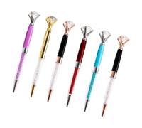 6 penne a sfera con porta badge retrattile, con clip per cintura, per insegnanti e infermieri