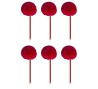 6 penne a sfera pelose con punta da 0,7 mm, riempitivi per calze di Natale, forniture per feste di Natale per adulti che scrivono diari