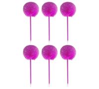 6 penne a sfera pelose con punta da 0,7 mm, riempitivi per calze di Natale, forniture per feste di Natale per adulti che scrivono diari