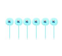 6 penne a sfera pelose per le donne che scrivono la calza di Natale riempitivi per ufficio strumento di scrittura 1,0 mm liscia per scrivere forniture per ufficio penna