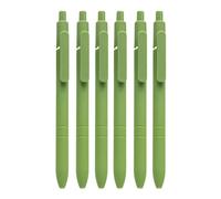 6 penne a sfera retrattili ricaricabili con clip per penna ricaricabili per firma da ufficio scrittura senza intoppi per ufficio scuola penna a sfera professionale
