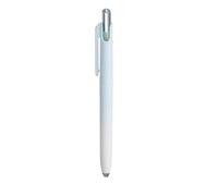 6 penne gel a pressione per bottiglie | Penne a clessidra a doppia punta con punta bassa sfumata ad asciugatura rapida, blu salino, 0,5 mm.