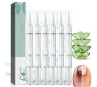 6 penne per la cura delle unghie, con olio di tea tree, vitamina E e aloe vera, per unghie curate e unghie dei piedi, per la crescita delle unghie