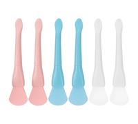6 pennelli in silicone per maschera facciale in morbido silicone pinceau de masque per applicatori di maschere per il viso morbide applicatori per fango