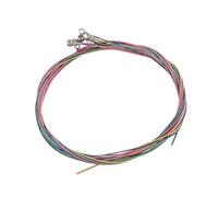 6 Peperoncini Corde Chitarra Acustica Folk Corde Chitarra Colorate Adatte Per Pratica Domestica E Le Esibizioni Teatro Per Chitarra Acustica