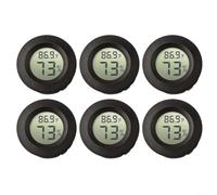 6 per pz Termometro Igrometro Digitale Portatile Misuratore Umidità Ambiente Schermo Grande Design per slim per Stanza 4.5cm