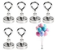 6 pesi per palloncini a elio, portapalloncini riutilizzabili per feste, matrimoni, compleanni, Natale e decorazioni di Halloween (YH-F20)