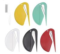 6 pettini colorati per gatti, pettini per toelettatura, pettine per annodare animali domestici, strumento per la rimozione dei peli di animali domestici, set di rimozione della pelliccia opaca per