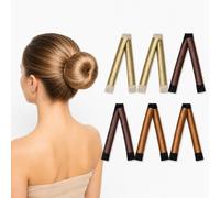 6 pettini magici per capelli e acconciature per ragazze e donne, facili da usare e invisibili, marrone scuro
