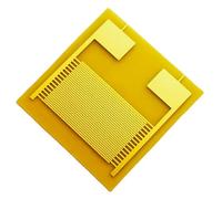 6 pezzi 0,05 mm elettrodo interdigitale flessibile capacitivo sensore di umidità biologica del gas chip