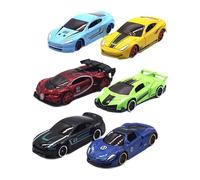 ＡＷＨＡＯ 6 pezzi 1:64 Modellini di auto in lega Modello di auto da corsa per ragazzi dai 3 anni in su, C