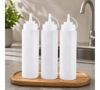 6 pezzi~1 pezzo Bottiglia a pressione, Bottiglia per vernice domestica, Bottiglia per vernice per dipingere, Bottiglia a pressione, Bottiglia dosatrice, Bottiglia per acqua. 5 pezzi,3 pezzi,1 pz,6 pez