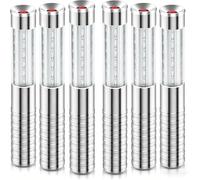 6 pezzi / 10 bastoncini luminosi a LED per servizio di bottiglia 3 modalità (6, bianco)