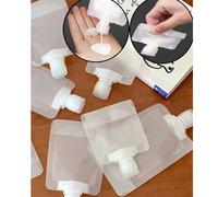 6 pezzi/10 pezzi/15 pezzi Bottiglie cosmetiche riutilizzabili e portatili, adatte per il riempimento di liquidi e i viaggi 3 pezzi (grande, medio, piccolo),10 pezzi grandi,15 pezzi (grande, medio e pi