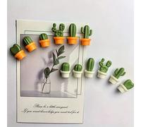 6 pezzi/12 pezzi Calamite per frigorifero a forma di cactus carini, calamite personalizzate per lavagna, armadietto, lavastoviglie e frigorifero di cucina, decorazione per cucina e casa, regalo per la