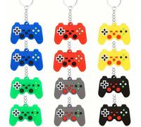 6 pezzi/12 pezzi Portachiavi a forma di controller per videogiochi - Perfetti per feste a tema gamer, bomboniere per compleanni, premi per la classe e regali di Natale Tagli Unica,12 pzPolicloruri di