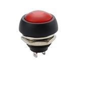 6 pezzi 2 pin mini interruttore 12 mm 1 A interruttore impermeabile pbs33b 12 v momentaneo pulsante interruttore reset non bloccabile pbs-33b(Red 6Pcs)