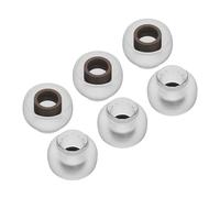 6 PEZZI/3 PAIA Gommini TRI Clarion in Silicone Sostitutivi, Gommini Isolanti in Gomma con Innesto Interno da 4,5-5,5 mm per Cuffie Intrauricolari IEM KZ ZS10 PRO, EDX PRO, ZST (Marrone, L)