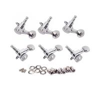 6 Pezzi 3R Chitarra String Tuning Peg Antiruggine Filettato Tuner Meccaniche Manopole Regolabili Bloccaggio String Set Buona Fissaggio