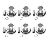 6 pezzi φ84mm 11257577581 Pistone e anello set 11257561698 Compatibile con il motore E82 E90 E60 adatta a 135i 335i 535i 740i N54B30 MOTORE