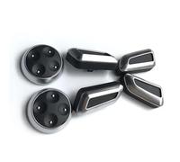 6 pezzi ABS auto regolazione pulsante interruttore manopola copertura decorazione copertura adatta per Audi A3 A4 B8 A5 A6 C6 C7 A7 Q3 Q5