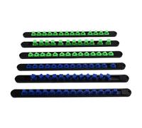 6 Pezzi ABS Socket Organizer 1/2 Pollice 3/8 Pollice e 1/4 Clip Drive Socke5374
