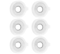 6 Pezzi Accessori per Strumenti Musicali per Tromba e Basso, Bianco | Guarnizioni Molla in Plastica e Metallo, Montaggio Semplice, per Musicisti Professionisti, Ricambio Tecnico